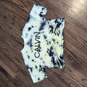 Calvin Klein Tye Dye Crop Top